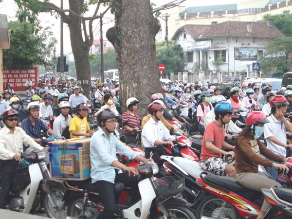 Sẽ cấm xe máy tại các đô thị lớn