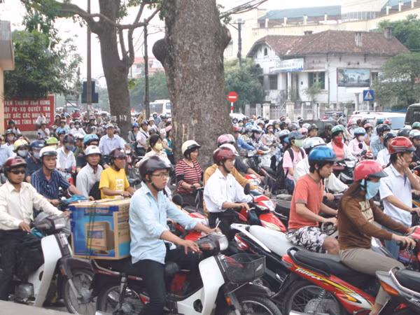 Sẽ cấm xe máy tại các đô thị lớn