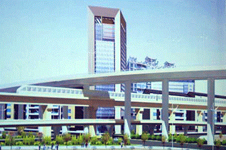 Hà Nội: Xây đường trên cao ngang tòa nhà 7 tầng