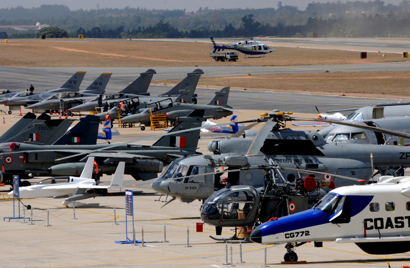 Sức mạnh không quân thế giới tại Aero India 2013