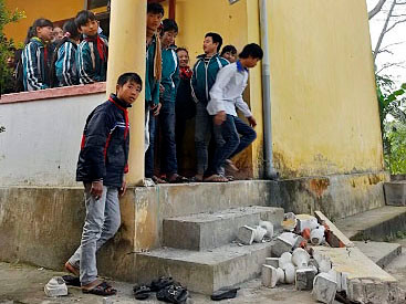 Hiện trường vụ tai nạn. Ảnh: Minh Lý