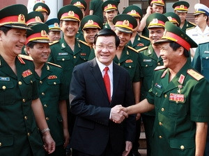 Chủ tịch nước dự lễ khai giảng Học viện Quốc phòng