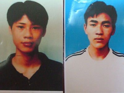 Đối tượng Thạc (bên trái) và Nghĩa