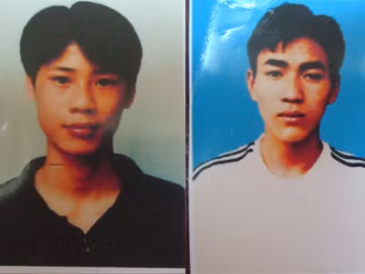 Đối tượng Thạc (bên trái) và Nghĩa