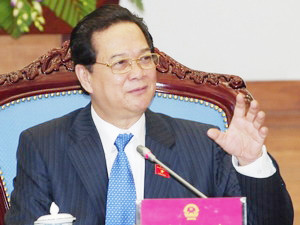 Thủ tướng Chính phủ Nguyễn Tấn Dũng. (Ảnh: Đức Tám/TTXVN)