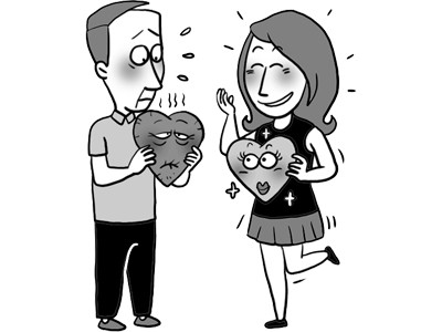 Tôi cứng tuổi còn cô ấy xinh tươi...