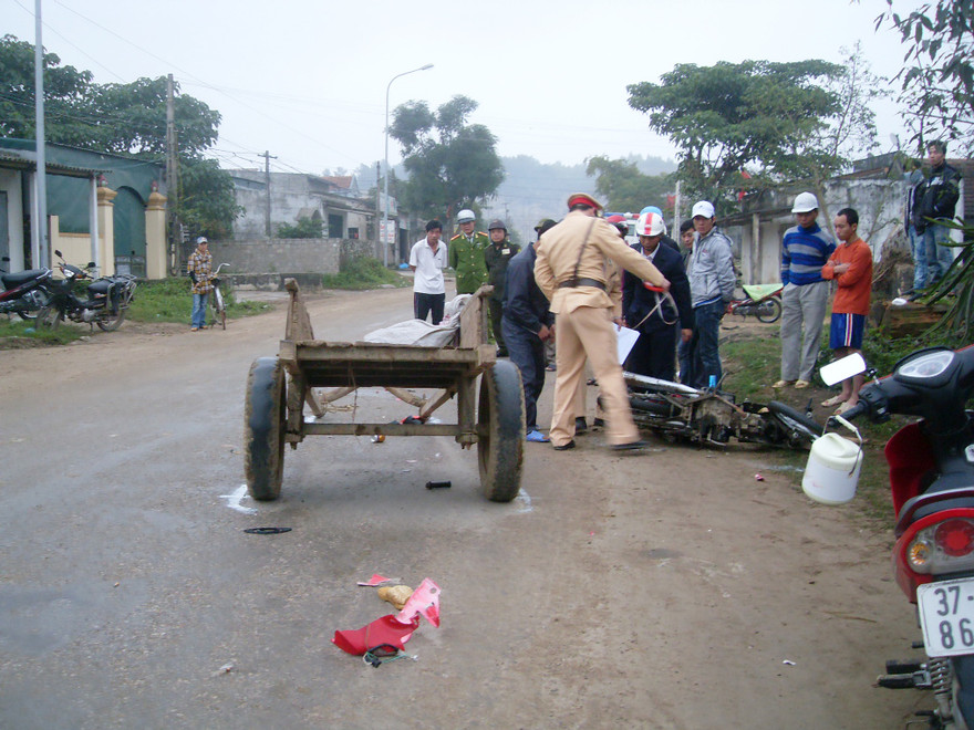 Hiện trường vụ tai nạn