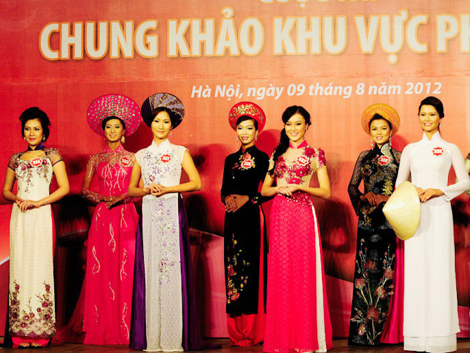 Thí sinh Hoa hậu duyên dáng Áo dài