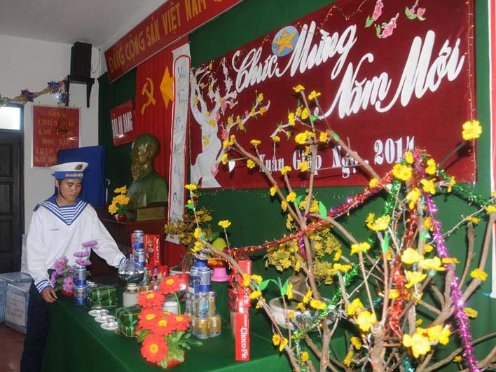 Sắc xuân ở Trường Sa