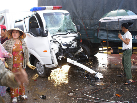 Hiện trường vụ tai nạn