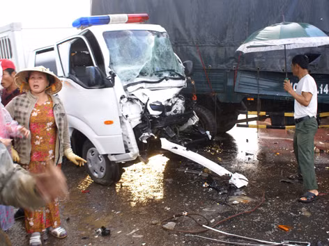 Hiện trường vụ tai nạn