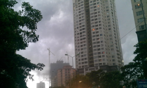 Cơn mưa to cả Hà Nội mong chờ