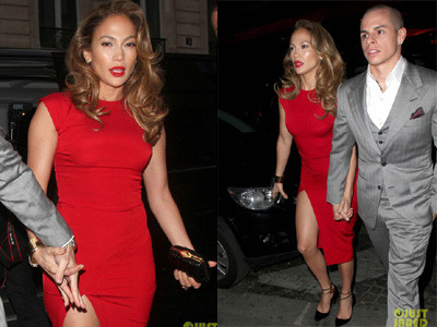 Jennifer Lopez khoe 'giò' cực sexy bên bồ trẻ