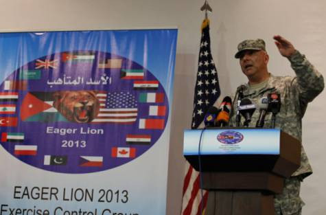 Khởi động tập trận đa quốc gia áp biên giới Syria