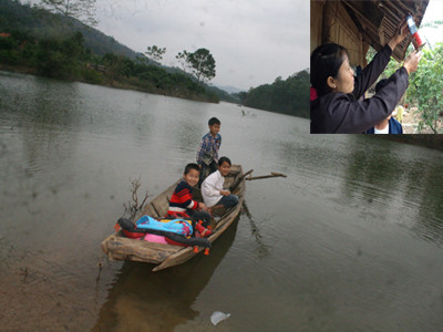 Lênh đênh thuyền chữ ở 'Hồ trên núi'