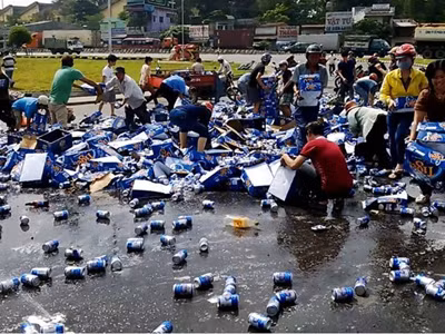 Xác định nhiều người ‘hôi của’ 1.400 két bia