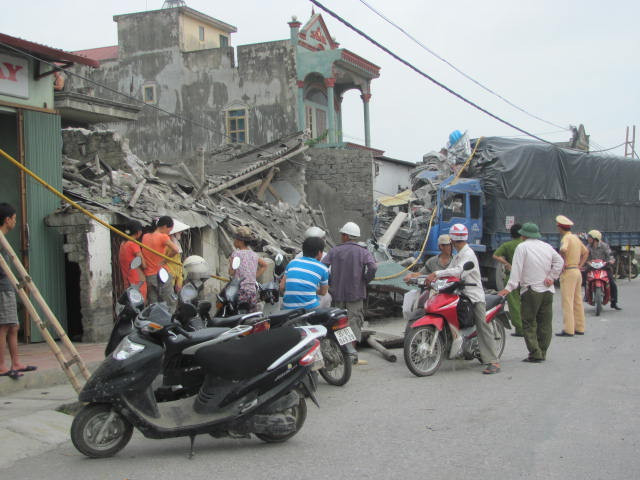 Hiện trường vụ tai nạn