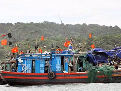 Theo thuyền vượt sóng, thả câu đêm trên vịnh Bắc Bộ