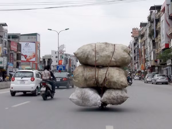 Chắn cả làn đường