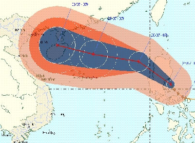 Phản ứng nhanh với bão Nockten