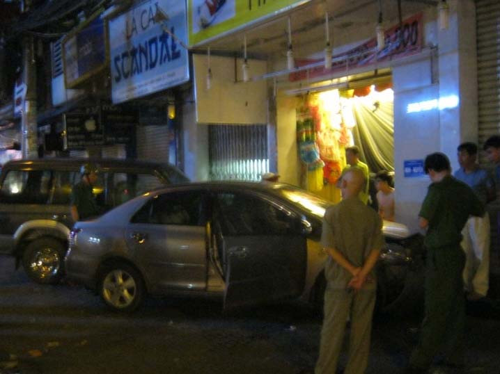 Hiện trường vụ tai nạn