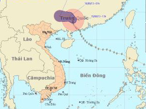 Ảnh hưởng áp thấp, vịnh Bắc Bộ có mưa rào và giông