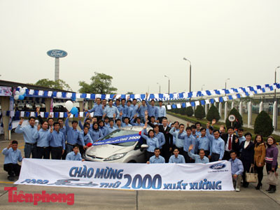 Ford Fiesta thứ 2000 xuất xưởng