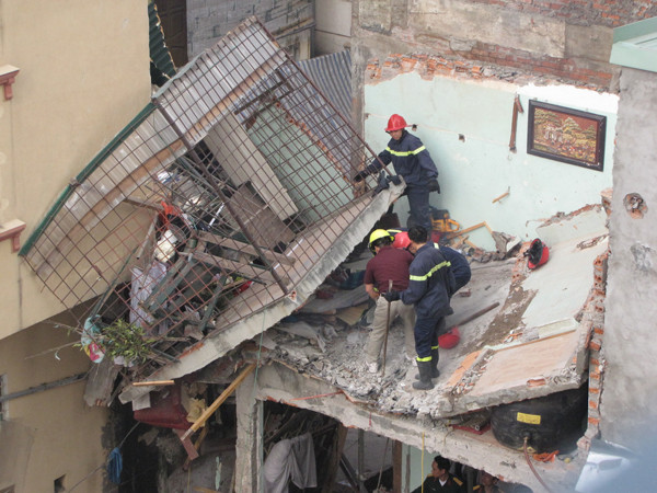 Hà Nội: Nổ khí gas, hai cháu bé thiệt mạng