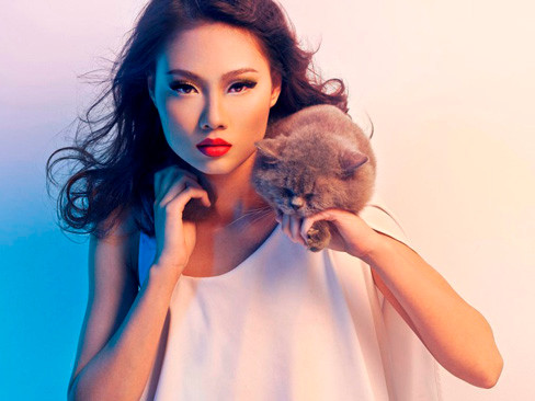 Mai Giang giấu gia đình đi thi VN's Next Top Model