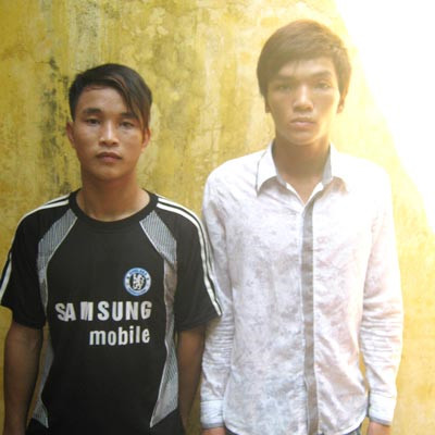 Quảng và Huân tại Cơ quan CSĐT Công an quận Đống Đa