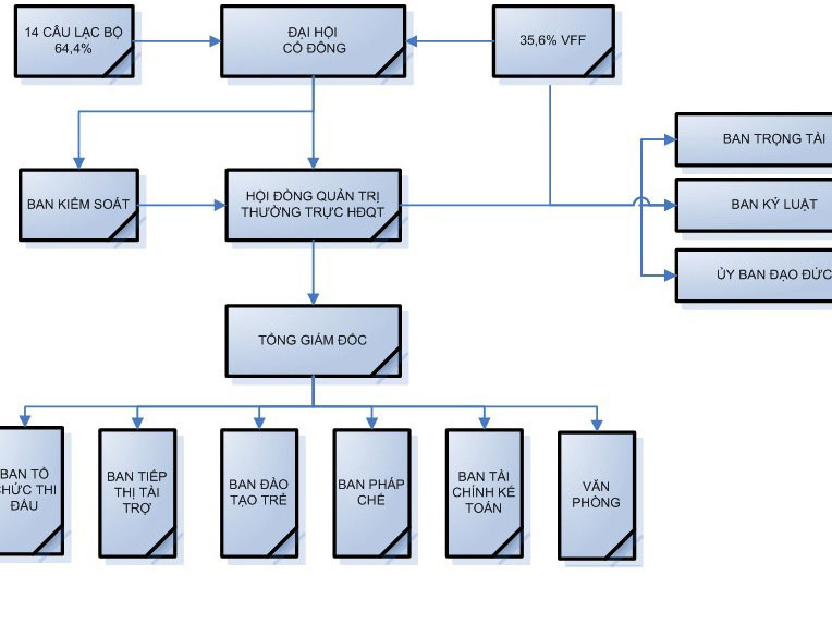 Thành lập công ty để điều hành V-League