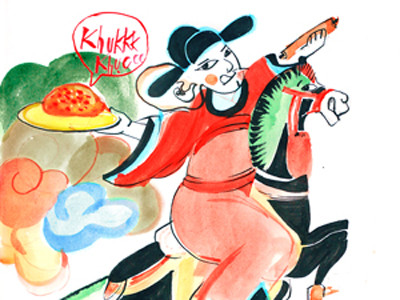 Bánh xì chen gọi tết