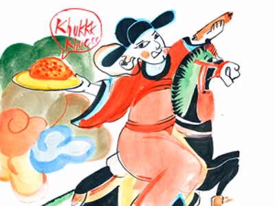 Bánh xì chen gọi tết