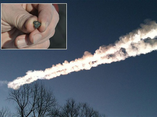 Một mảnh thiên thạch được tìm thấy ở gần hồ Chebarkul, Nga