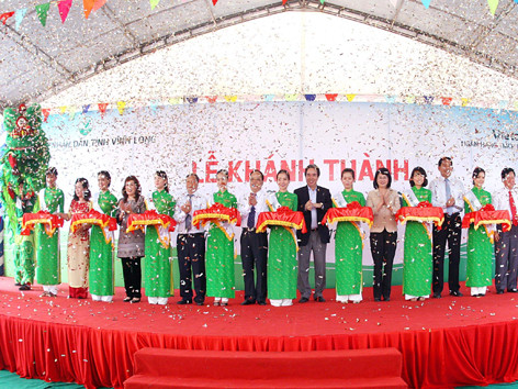 Vietcombank trao tặng trường mẫu giáo Tân Mỹ