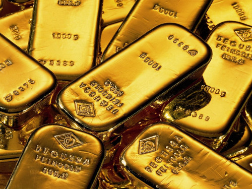 Vàng tăng trên chiều mua, giảm nhẹ trên chiều bán