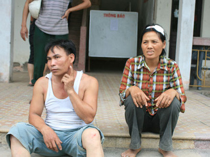 Xô xát giữa người dân và bảo vệ DN ở Tiên Lãng