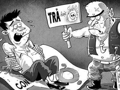 Tông xe, tưới xăng thiêu sống để...siết nợ