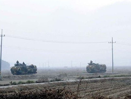 Hôm 11-3, Triều Tiên tiến hành tập trận tại một địa điểm bí mật