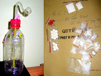 Thẩm phán và thiếu nữ 20 tuổi dùng ma túy trong nhà nghỉ