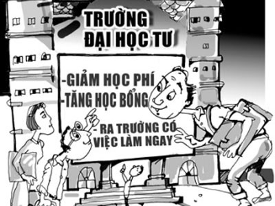 Đại học ngoài công lập vẫn miệt mài… ‘kêu cứu’