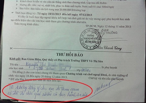 Lời phê của phụ huynh khiến nhiều teen 'lạnh gáy'