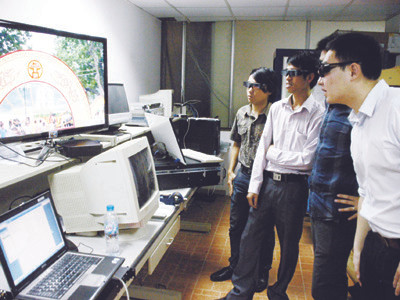 Xem truyền hình 3D thực nghiệm