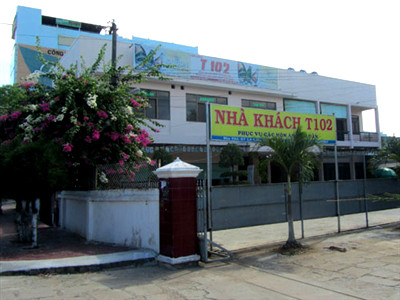 Nhà khách T102, nơi được cho là ông Lê Văn Vương và bà Hà Cẩm Hà hẹn hò nhau