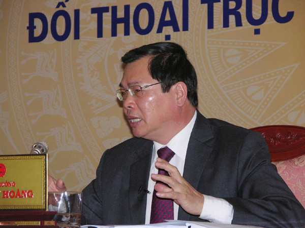 Bộ trưởng Công thương Vũ Huy Hoàng. Ảnh: Ngọc Tiến