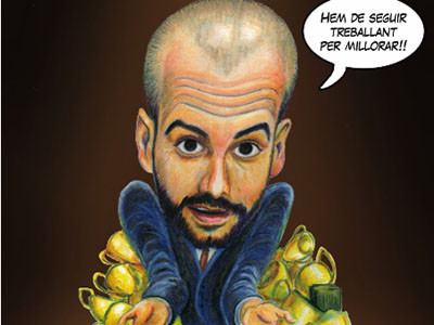 Khi Pep Guardiola bị 'biến dạng'