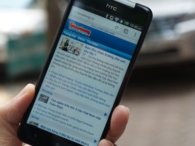 Đập hộp HTC Butterfly chính hãng tại VN