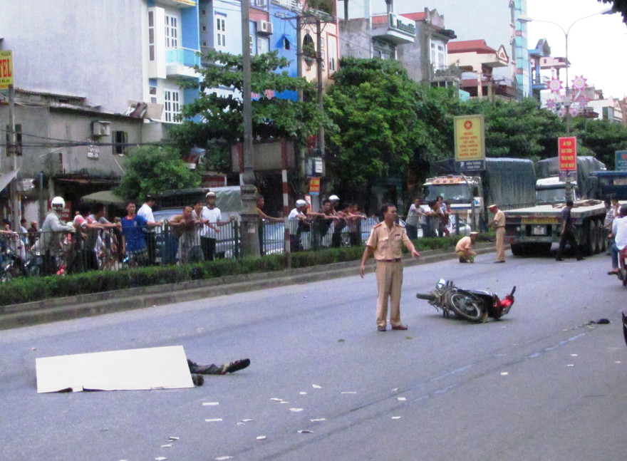 Hiện trường vụ tai nạn