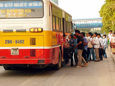 Báo cáo định kỳ việc đi làm bằng xe buýt