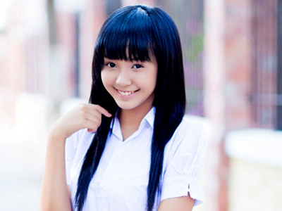 Người mẫu 13 tuổi Bảo Trân đáng yêu với mặt mộc